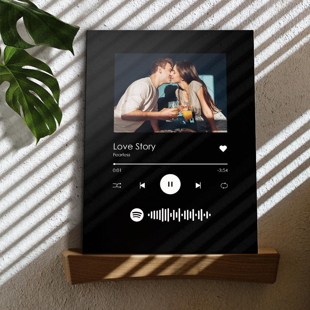 Custom Spotify Plaques Scannable Music Black Plaque Emporium Discounts