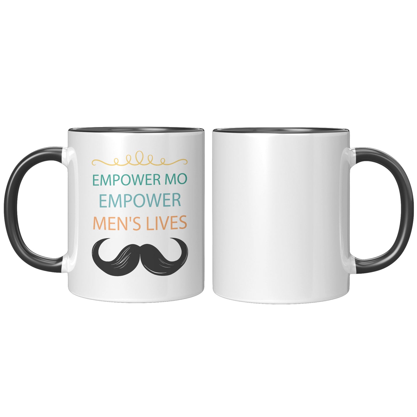 11OZ Movember MUG Empower MO Empower Men's Lives Left- Handed