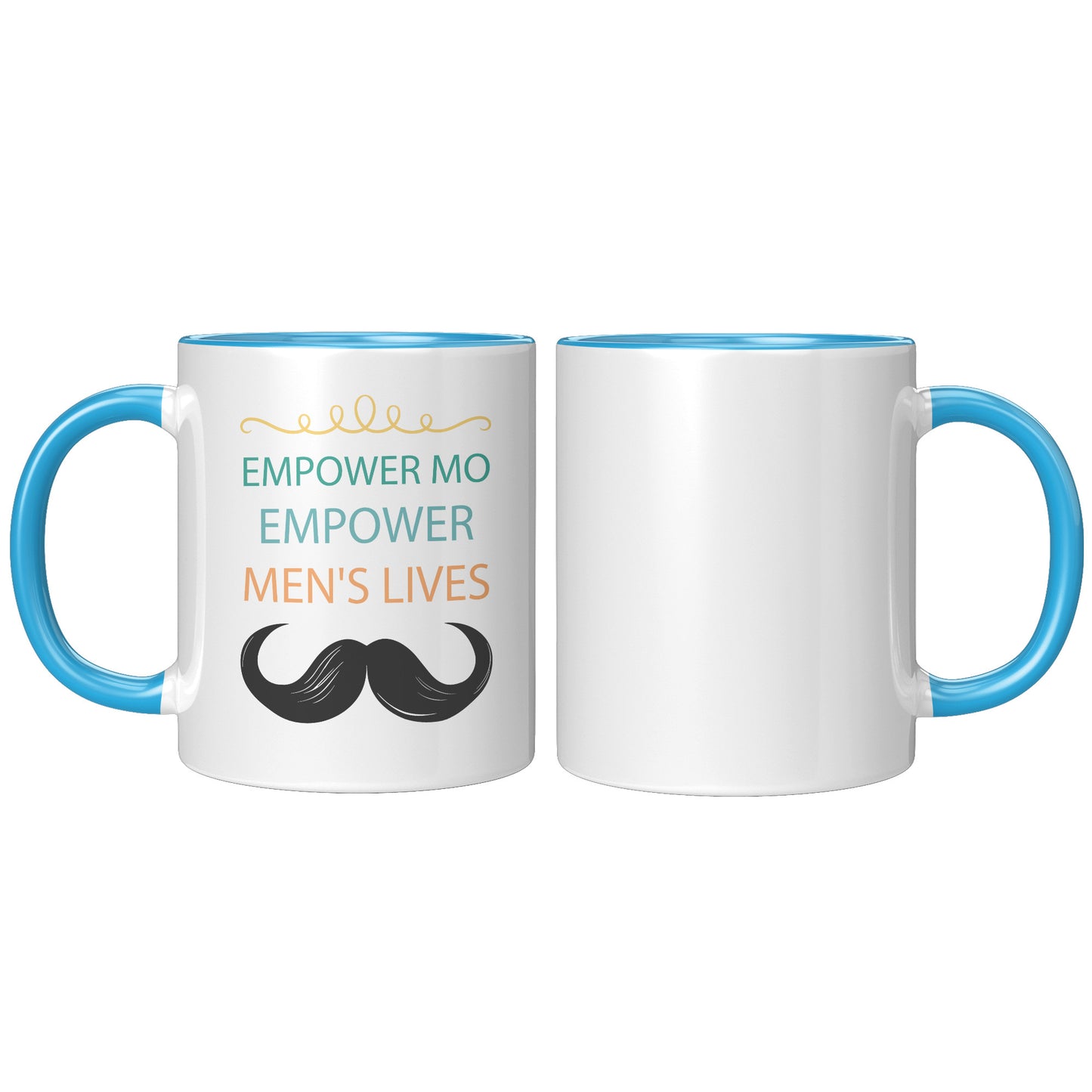 11OZ Movember MUG Empower MO Empower Men's Lives Left- Handed