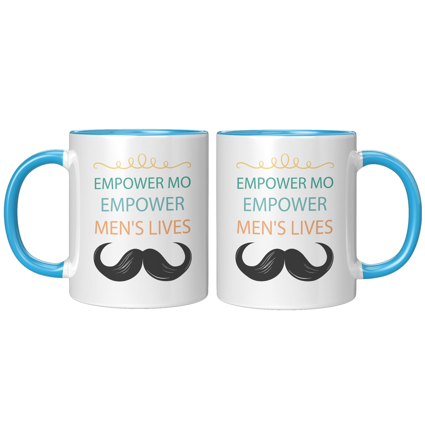 11OZ Movember MUG Empower MO Empower Men's Lives Both Side Printed