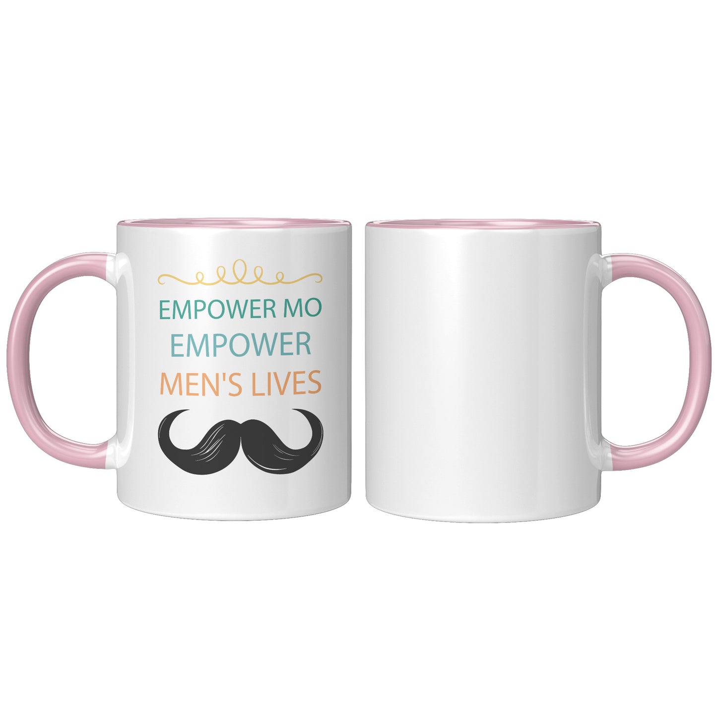 11OZ Movember MUG Empower MO Empower Men's Lives Left- Handed