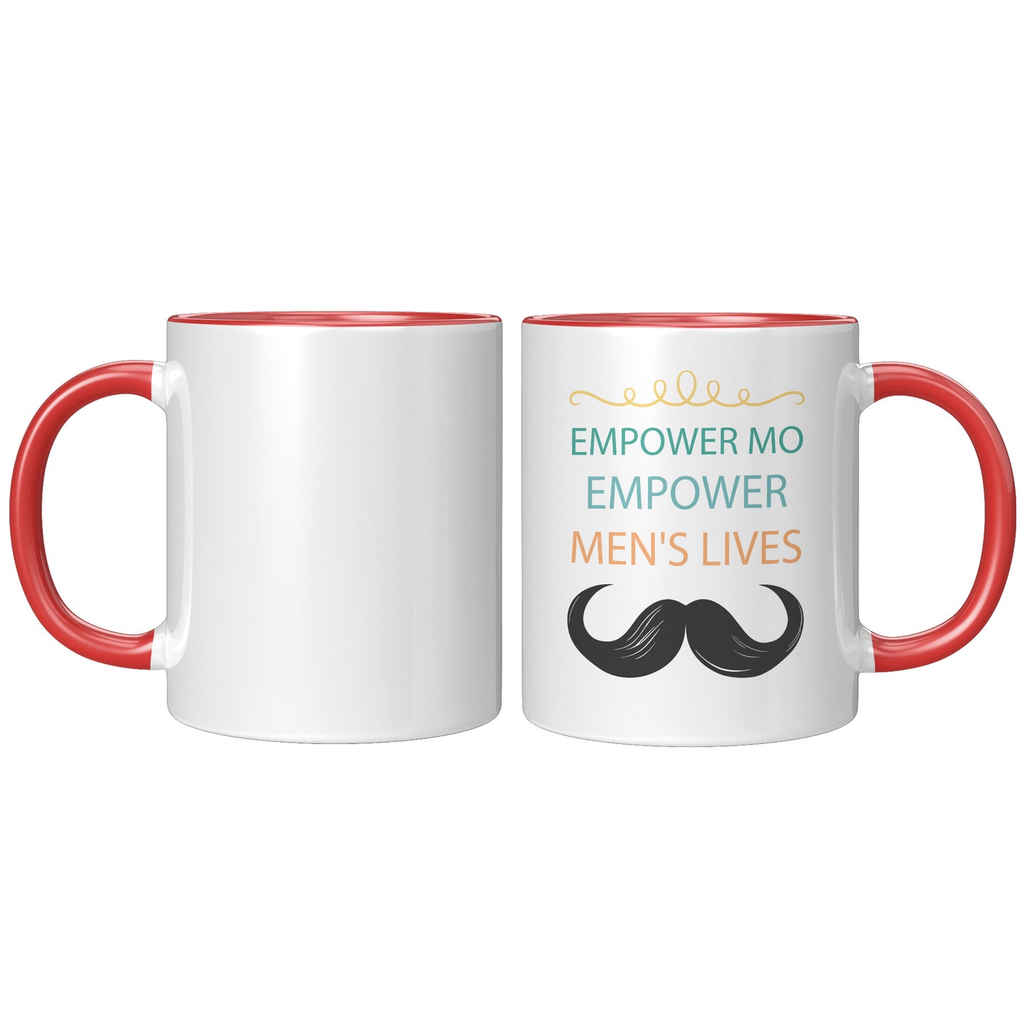 11OZ Movember MUG Empower MO Empower Men's Lives Right-Handed