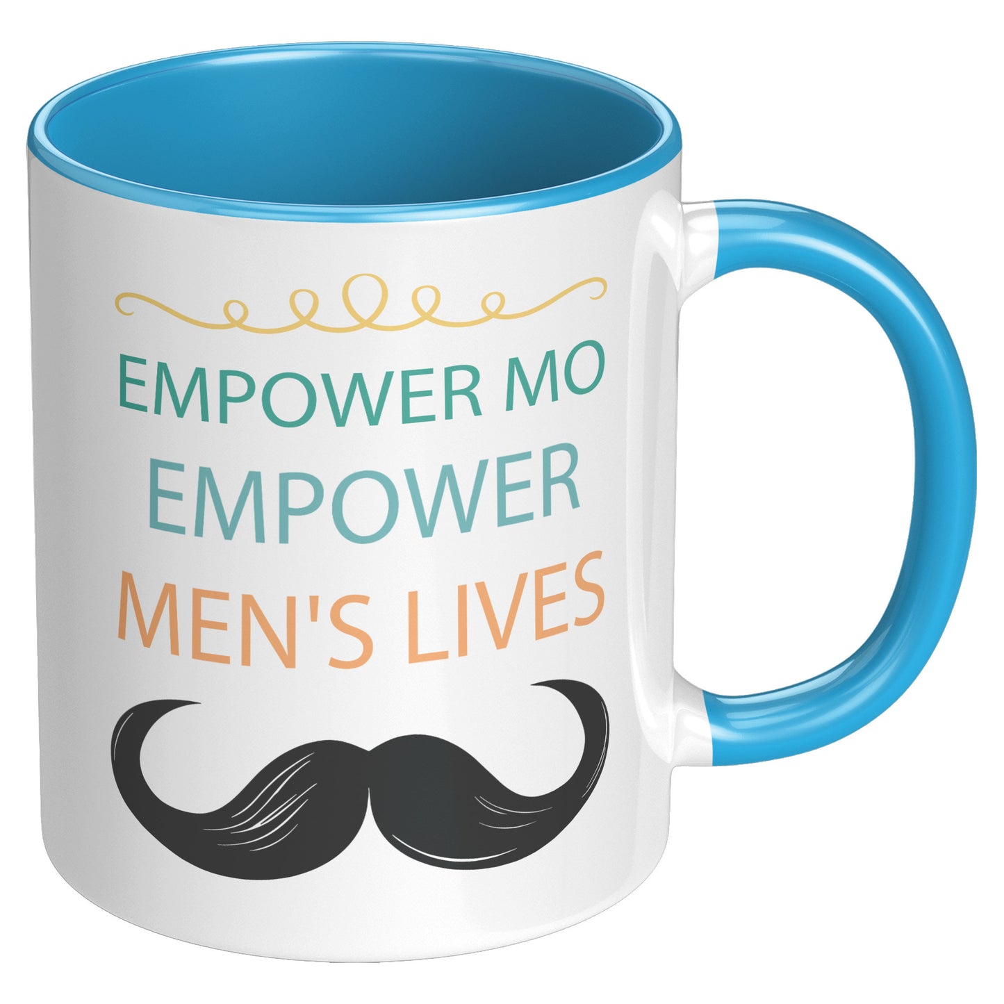 11OZ Movember MUG Empower MO Empower Men's Lives Right-Handed