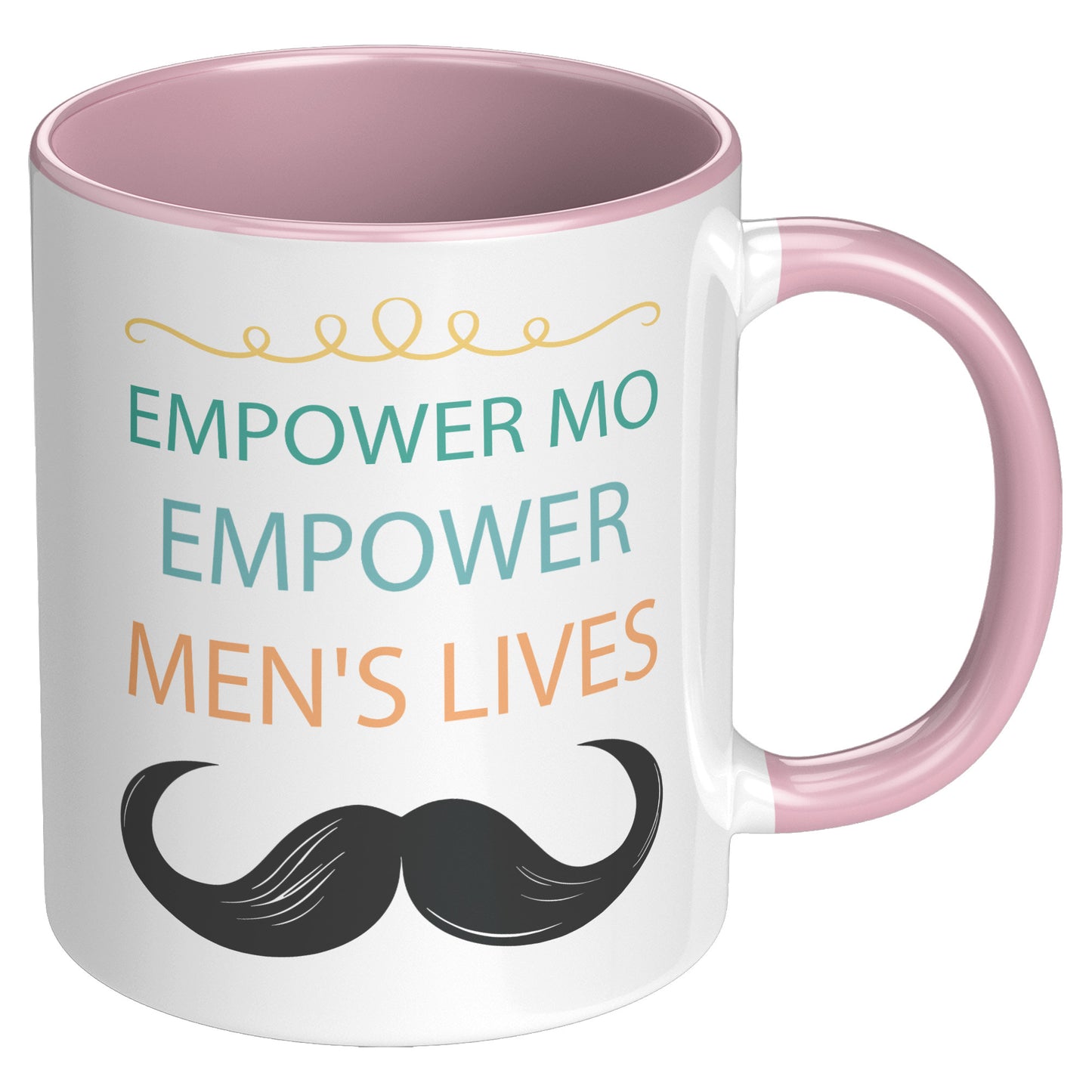 11OZ Movember MUG Empower MO Empower Men's Lives Right-Handed