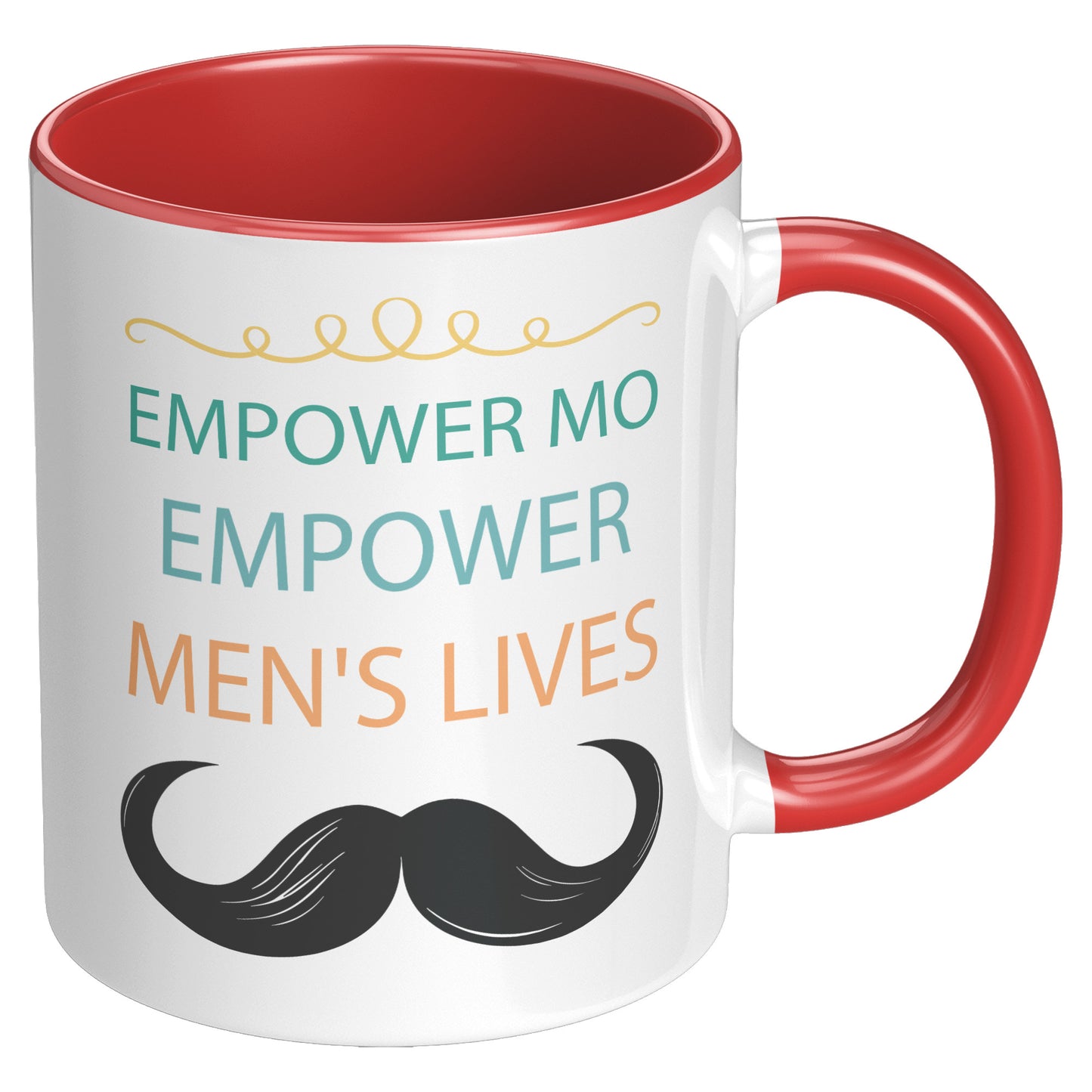 11OZ Movember MUG Empower MO Empower Men's Lives Right-Handed