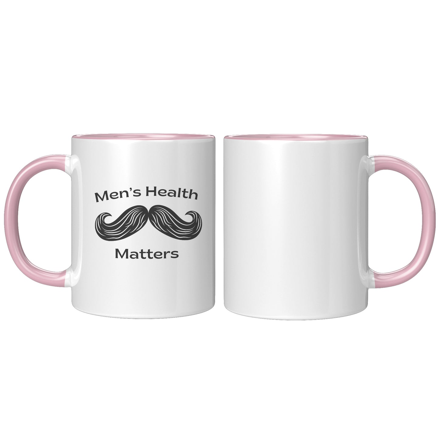 11oz Accent Mug Movember Men's Health Matters Left-Handed Moustache #2