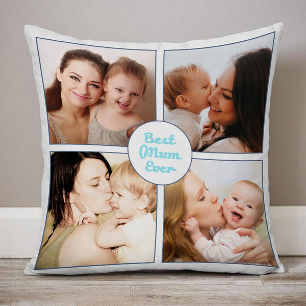 Custom Collage Photo Pillow Personalized Cushion Pillowcase with Picture Emporium Discounts