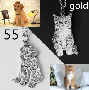 925 Silver Personalized Pet Memorial Photo Necklace Emporium Discounts