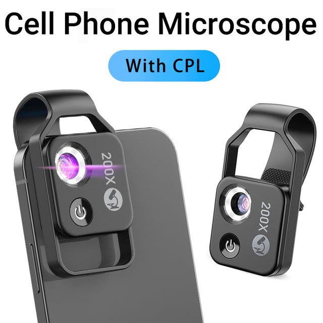 Capture HD pics with detail using the Phone Camera Video Micro Lens. Get close to your subject with the 200x zoom feature, perfect for lab work, STEM, jewelry appraisal, health diagnosis, art, outdoor exploration and more. The lightweight design and clip make it compatible with single and dual-camera phones. Get yours today!