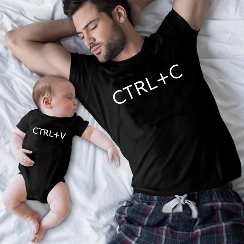 Family matching clothes father son T-shirt | Emporium Discounts