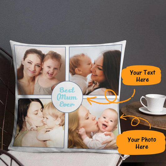 Custom Collage Photo Pillow Personalized Cushion Pillowcase with Picture Emporium Discounts