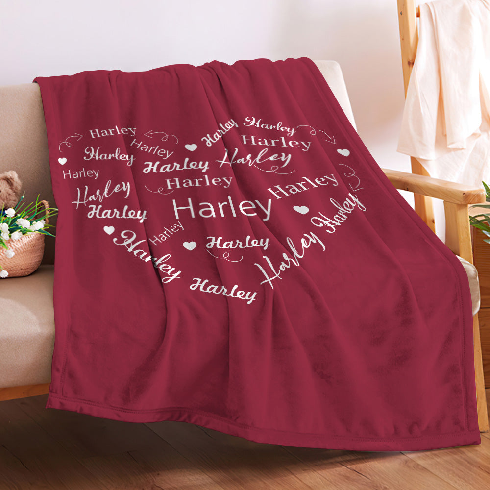 Personalized Blanket for Mom, Mother's Day, Gift, Valentine's Day Emporium Discounts