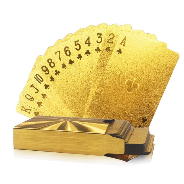 Waterproof Ray Gold Deck Of Magic Cards