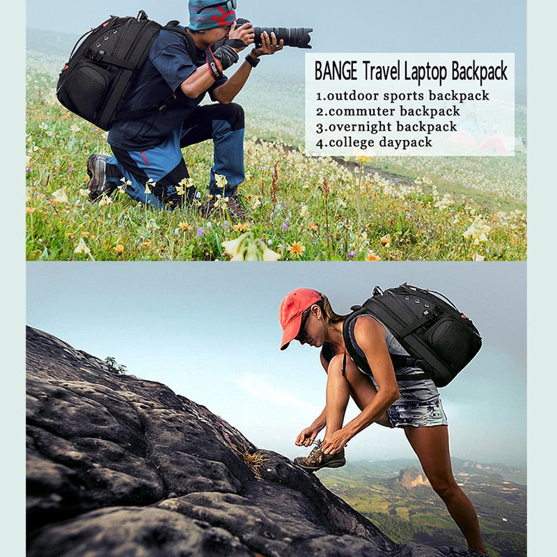 Male 45L Travel backpack 15.6 Laptop Backpack Men USB Anti theft Backpacks for teens schoolbag youth mochila women backbag Emporium Discounts