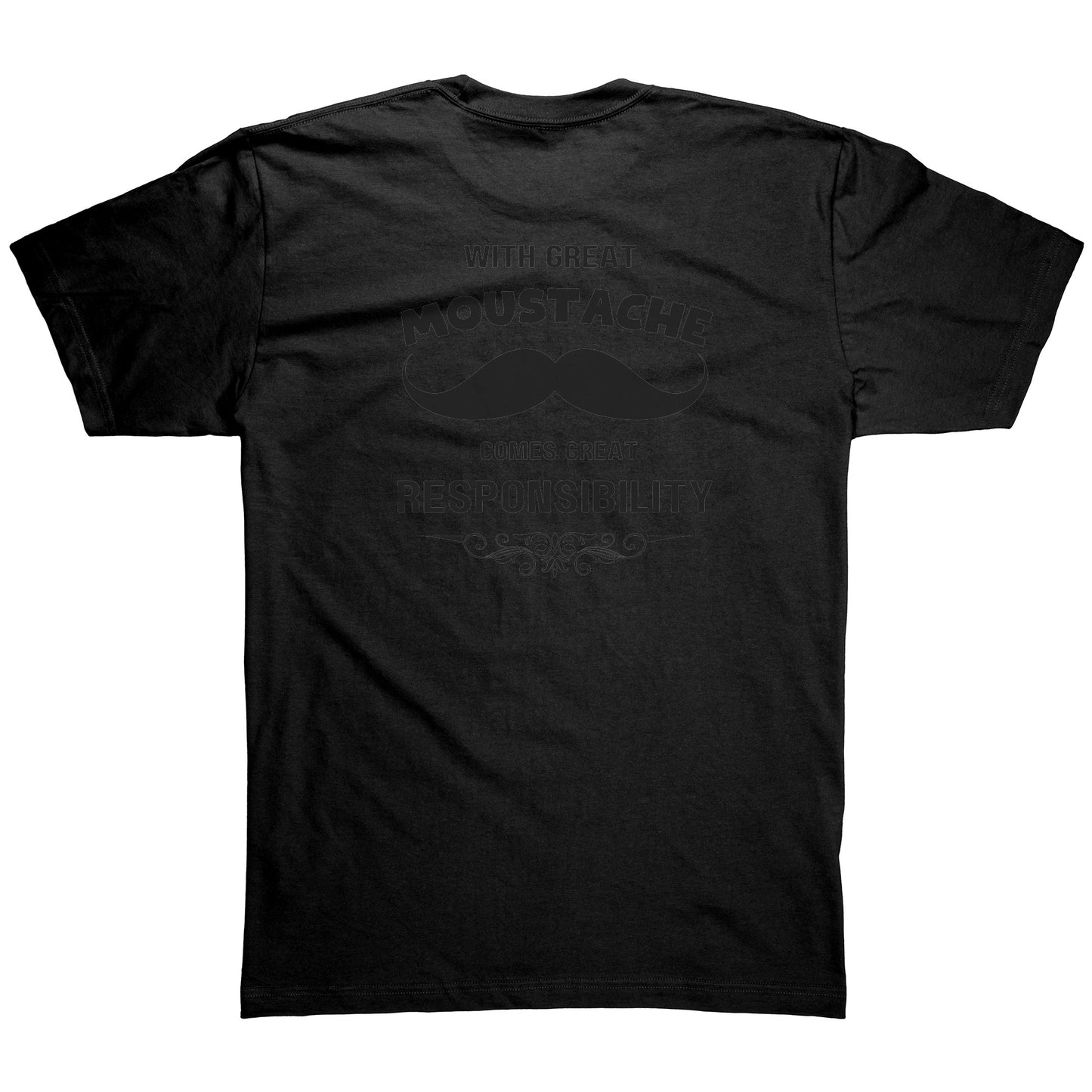 American Apparel Mens Shirt Movember Back print Design 3