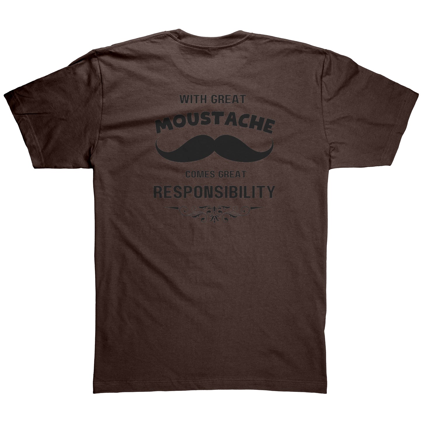 American Apparel Mens Shirt Movember Back print Design 3