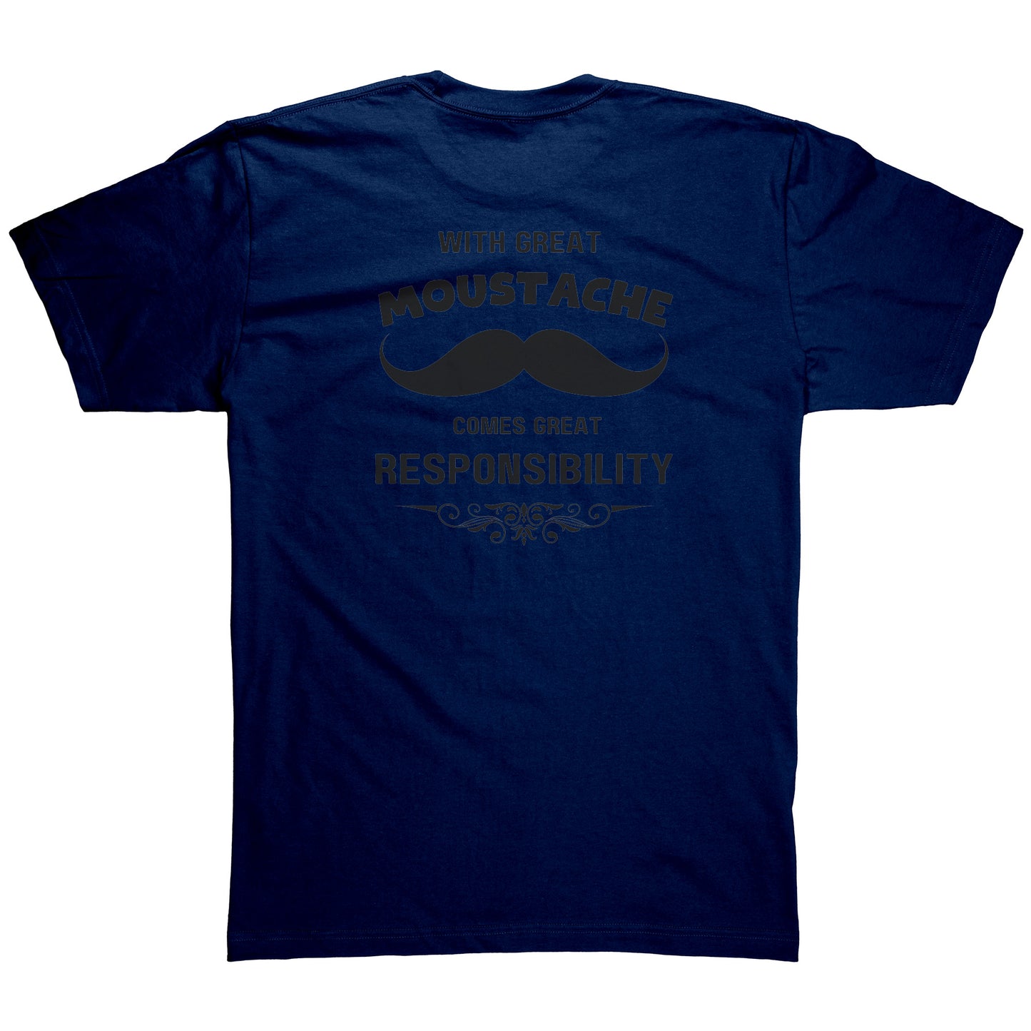 American Apparel Mens Shirt Movember Back print Design 3