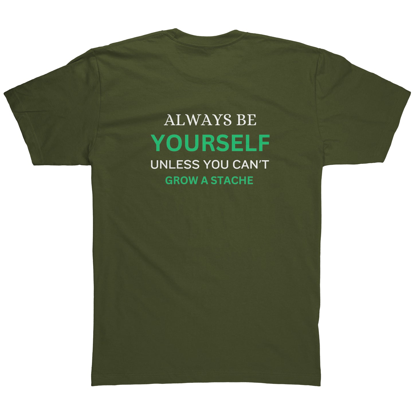 American Apparel Mens Shirt Movember Back print