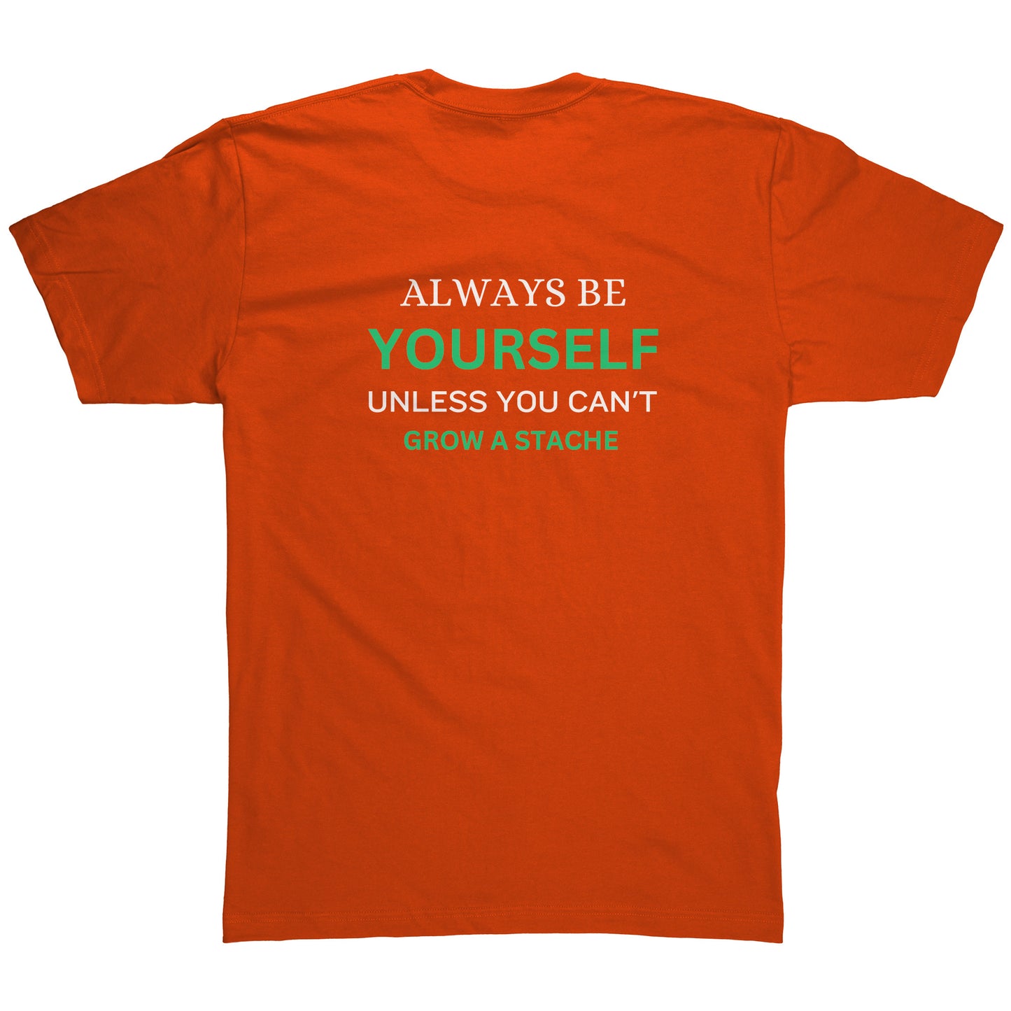 American Apparel Mens Shirt Movember Back print