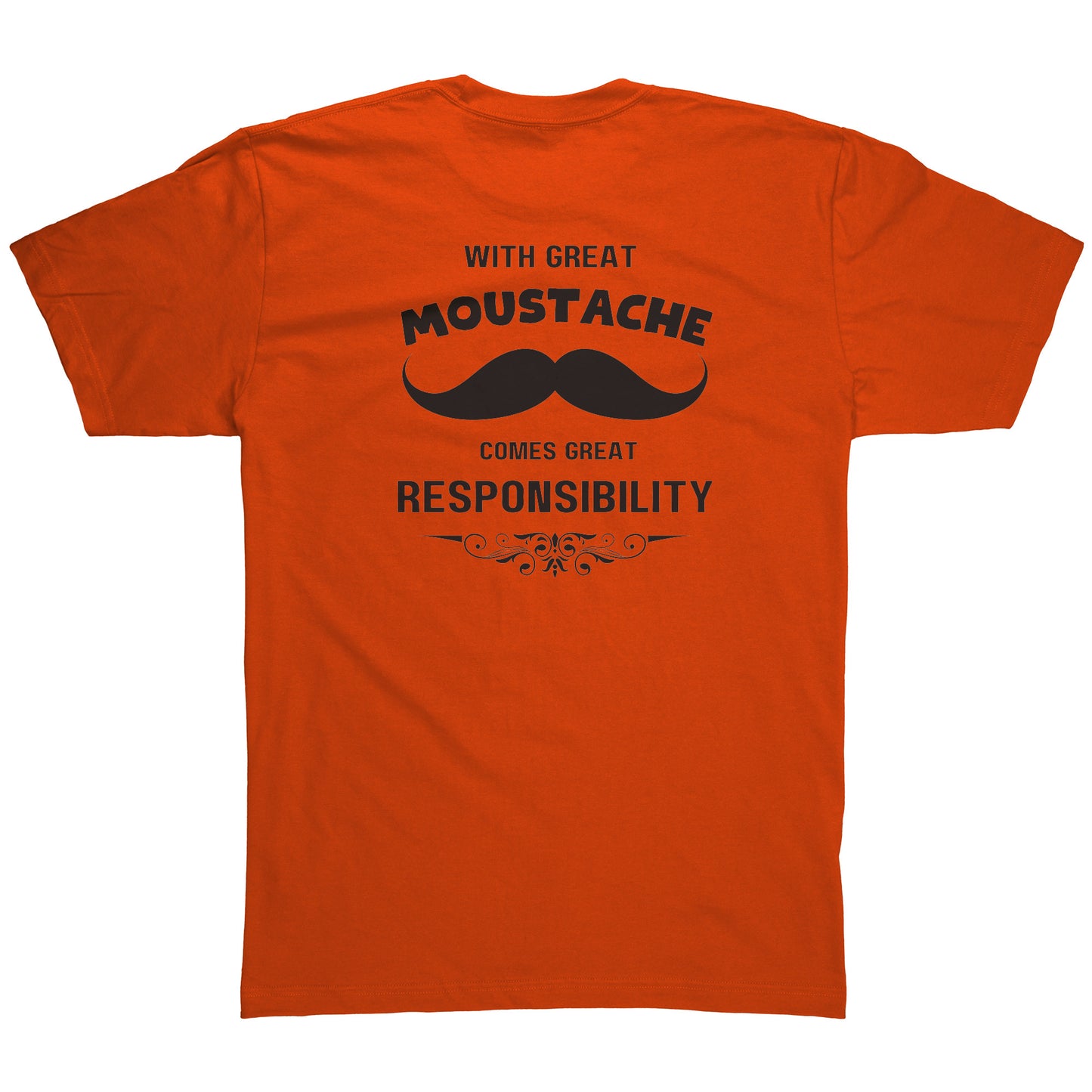 American Apparel Mens Shirt Movember Back print Design 3