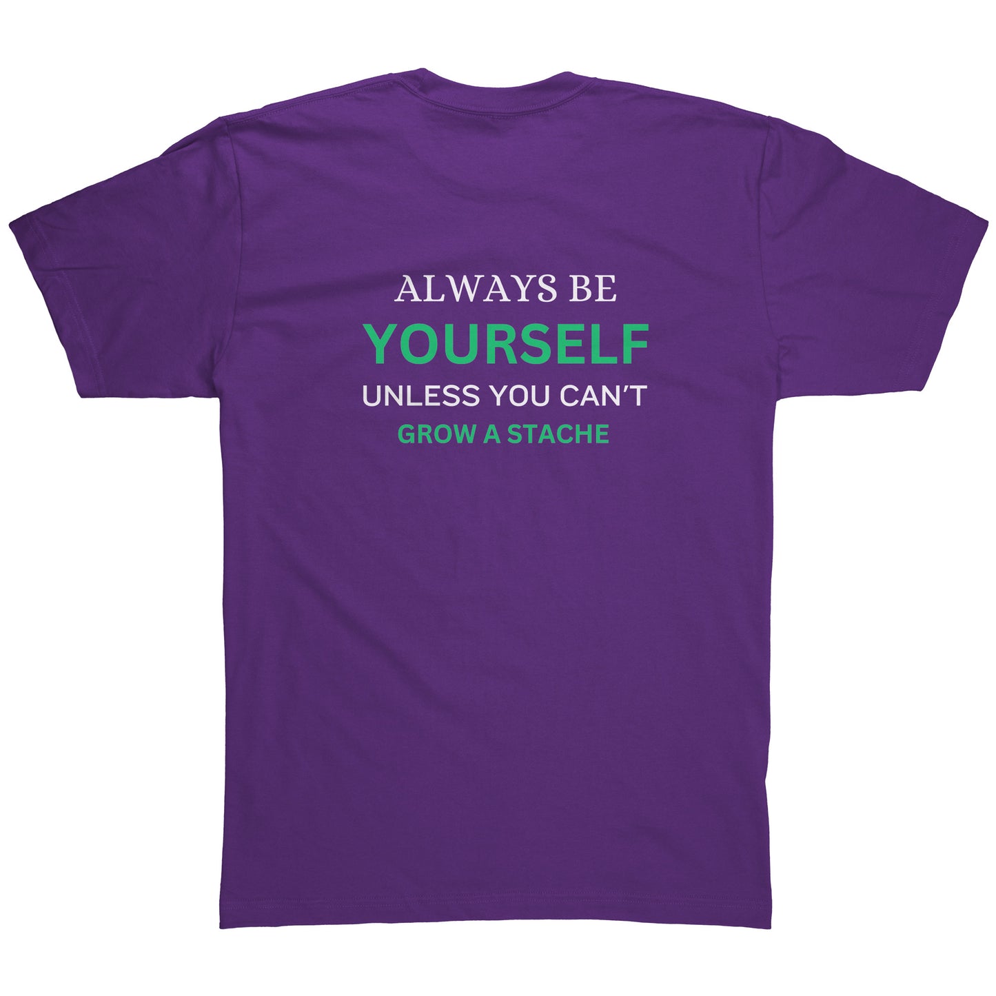 American Apparel Mens Shirt Movember Back print