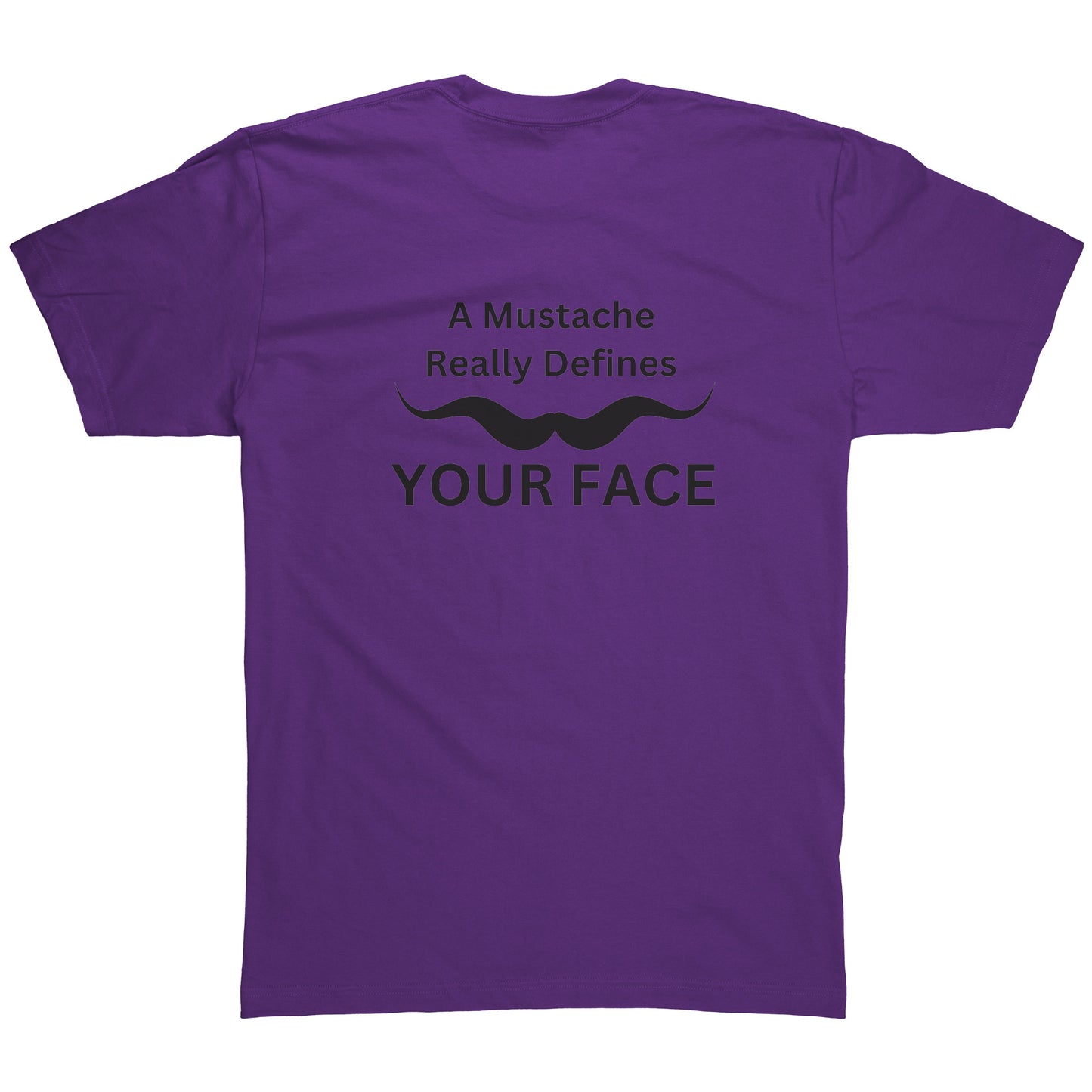 American Apparel Mens Shirt Movember Back print Design 2