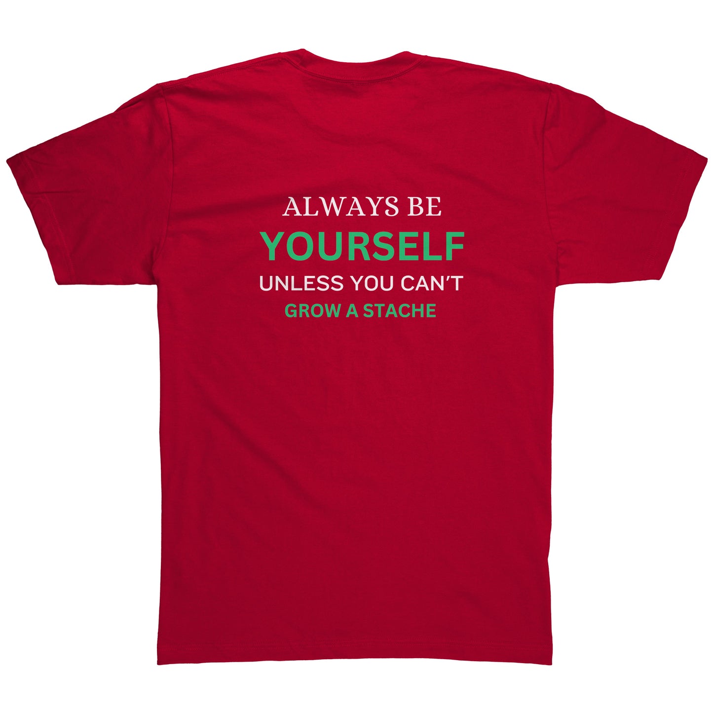 American Apparel Mens Shirt Movember Back print