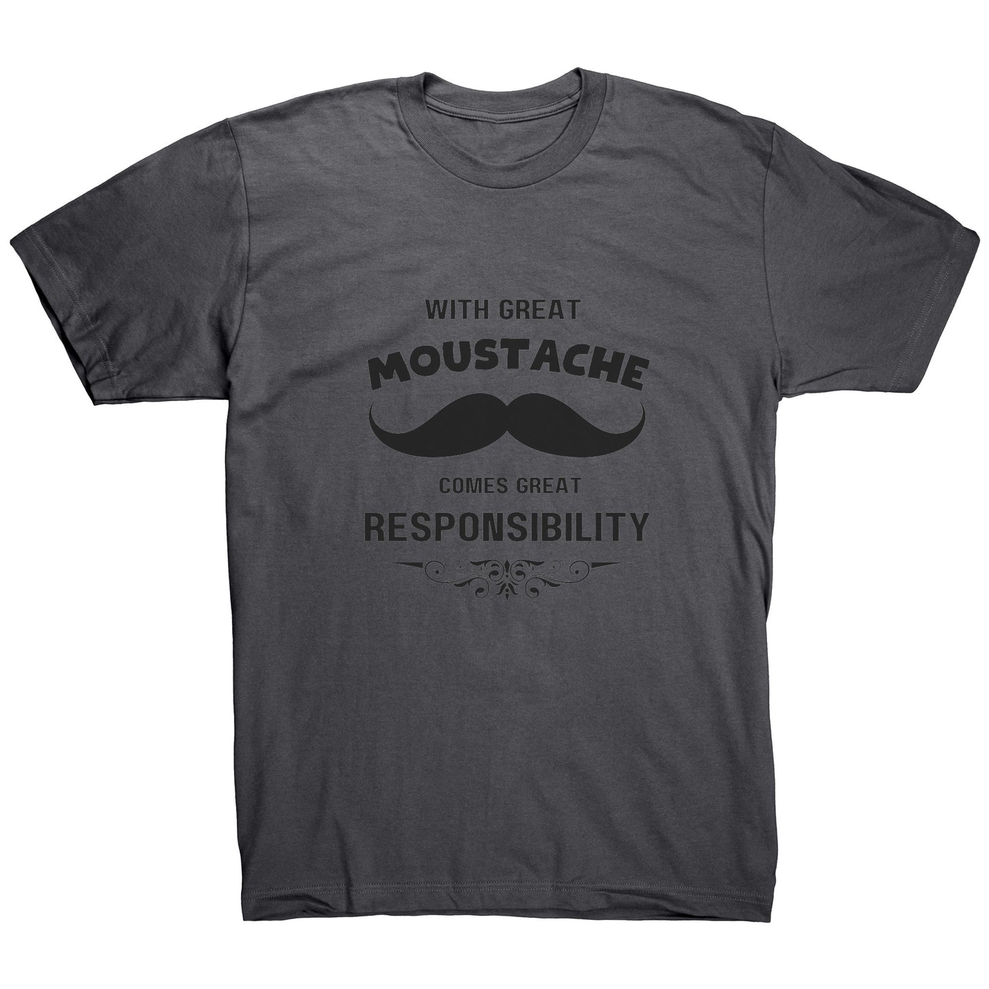 American Apparel Mens Shirt Movember Front print Design 3