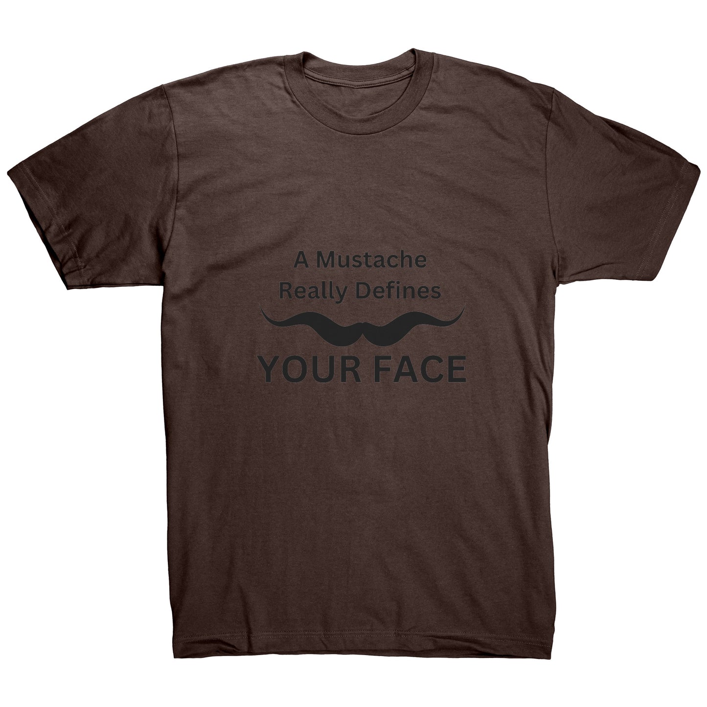American Apparel Mens Shirt Movember Front print Design 2