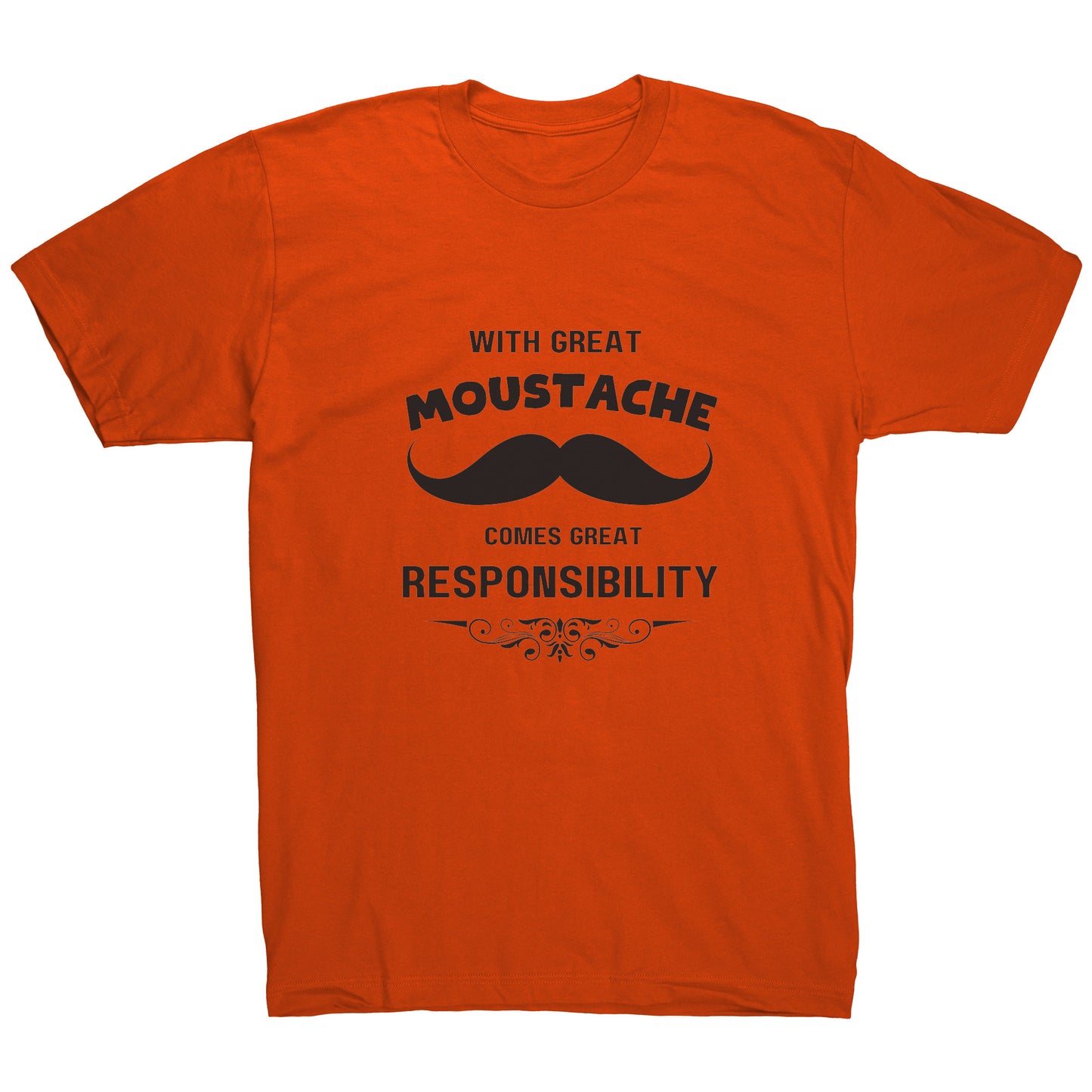 American Apparel Mens Shirt Movember Front print Design 3