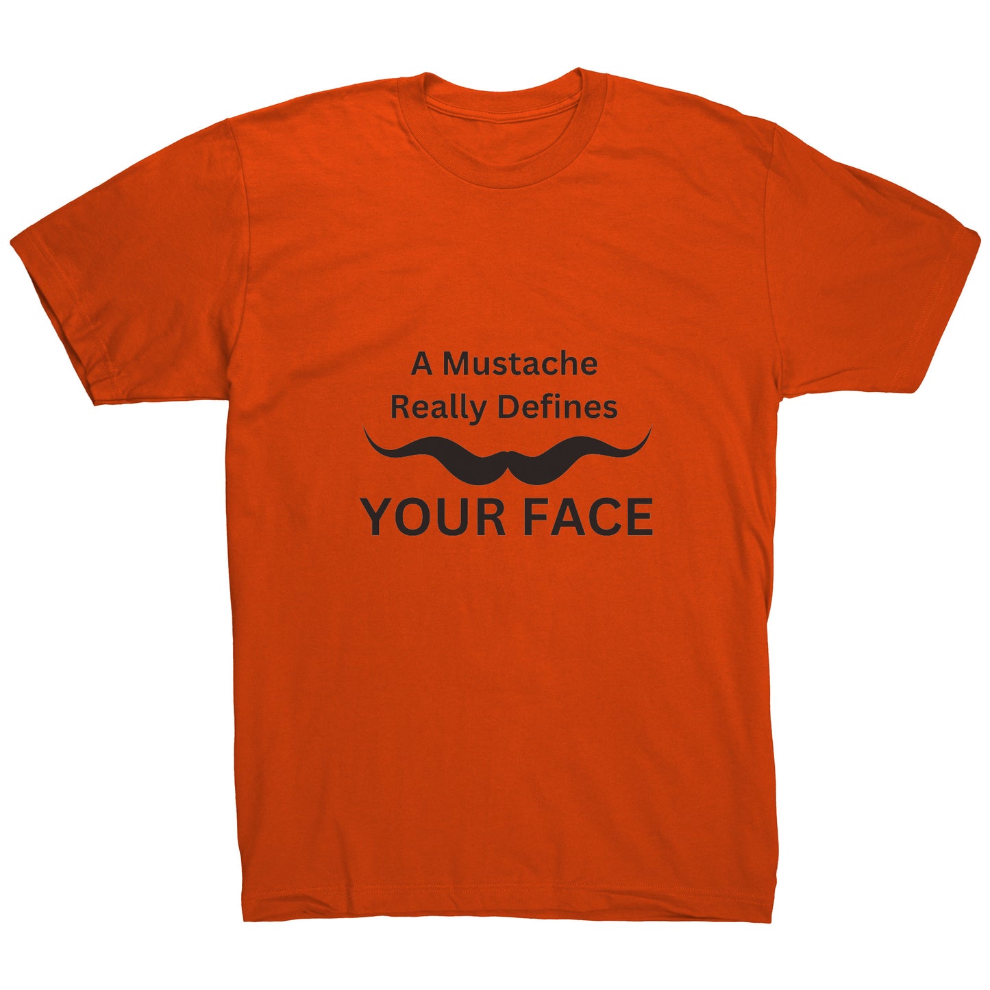 American Apparel Mens Shirt Movember Front print Design 2