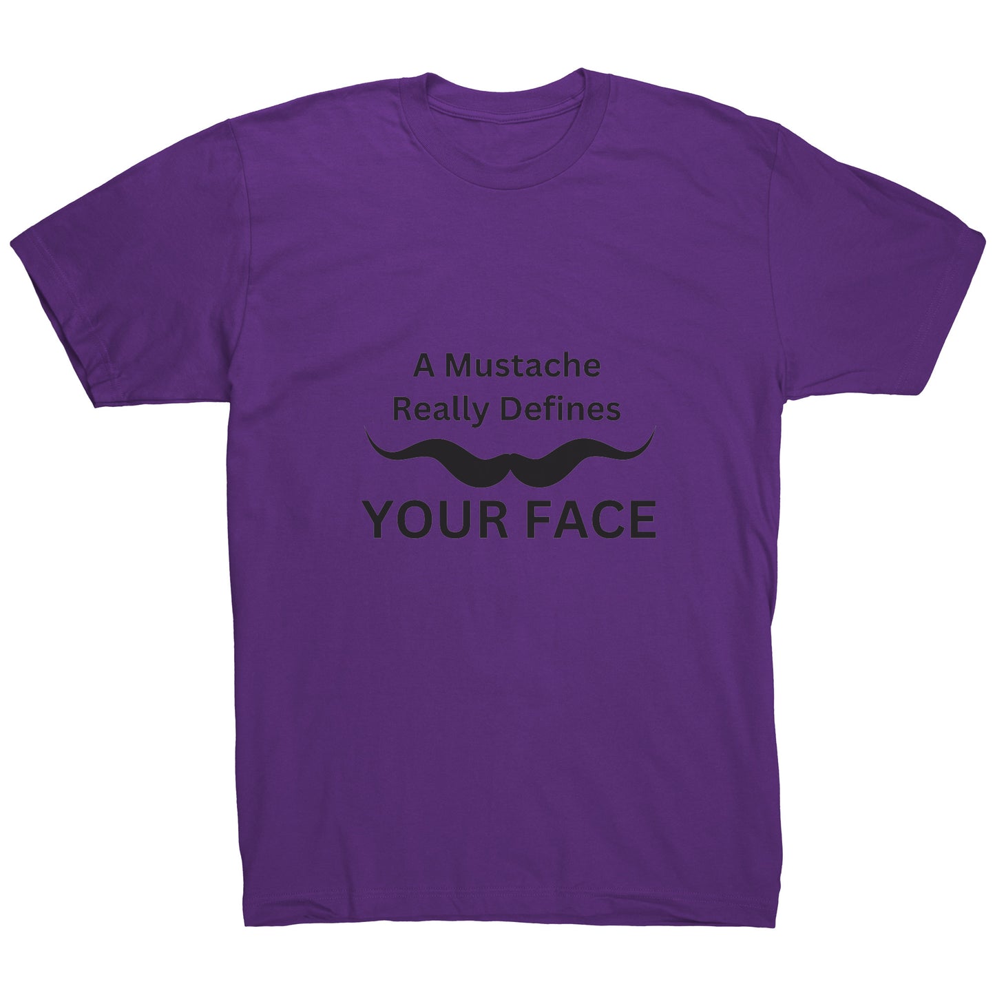 American Apparel Mens Shirt Movember Front print Design 2
