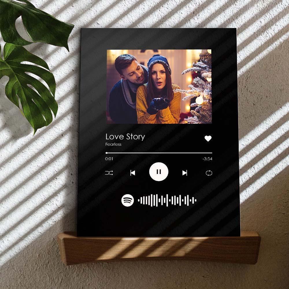 Custom Spotify Plaques Scannable Music Black Plaque Emporium Discounts