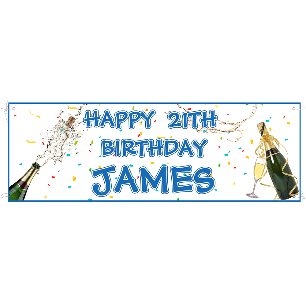 Custom Name Birthday Banner Party Backdrop Decorations Emporium Discounts