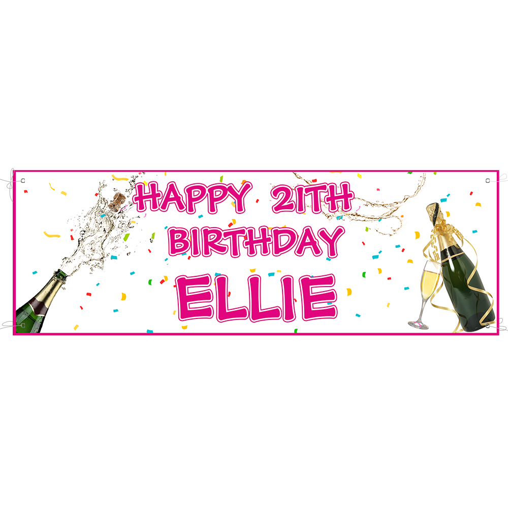 Custom Name Birthday Banner Party Backdrop Decorations Emporium Discounts