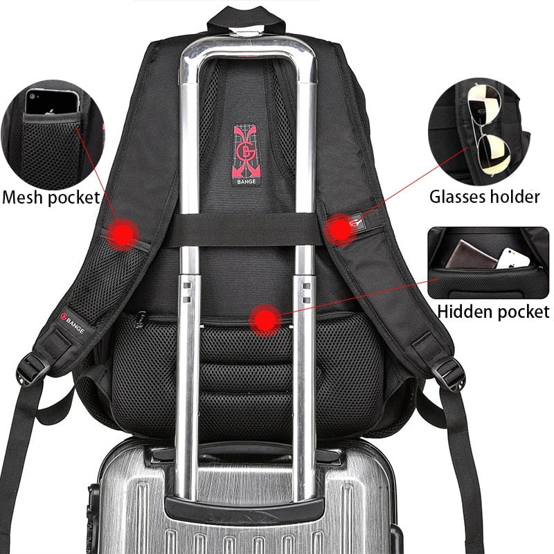 Male 45L Travel backpack 15.6 Laptop Backpack Men USB Anti theft Backpacks for teens schoolbag youth mochila women backbag Emporium Discounts