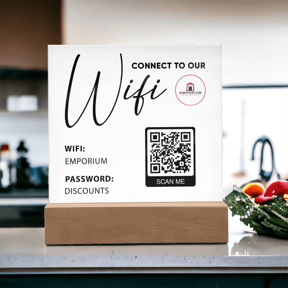 Connect To Our Wifi with Logo