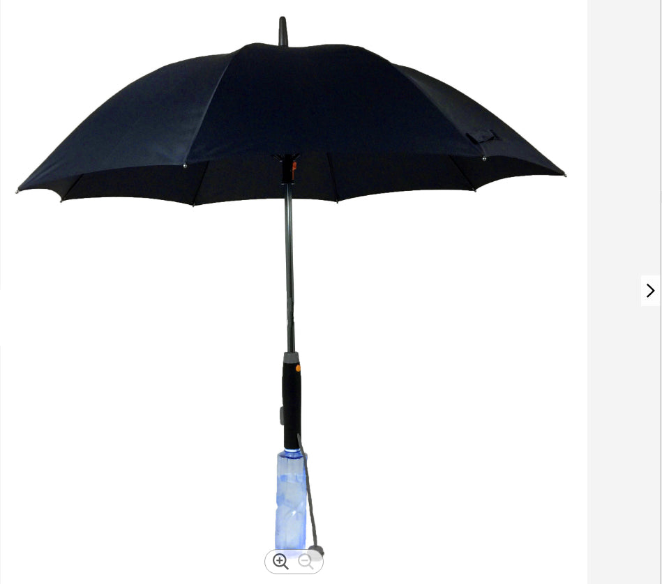 Outdoor Mist Cooling Fan Umbrella With Fan And Water Spray Function
