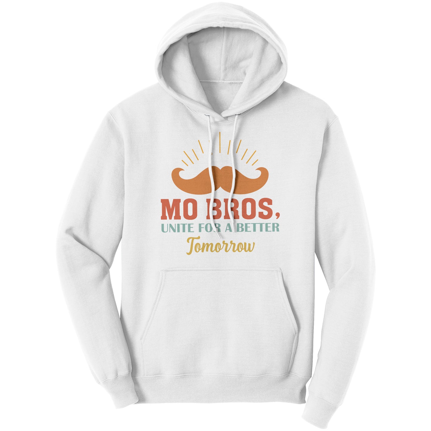 GILDAN CREWNECK SWEATSHIRT Movember MO BROS UNITE FOR A BETTER TOMORROW Front Print