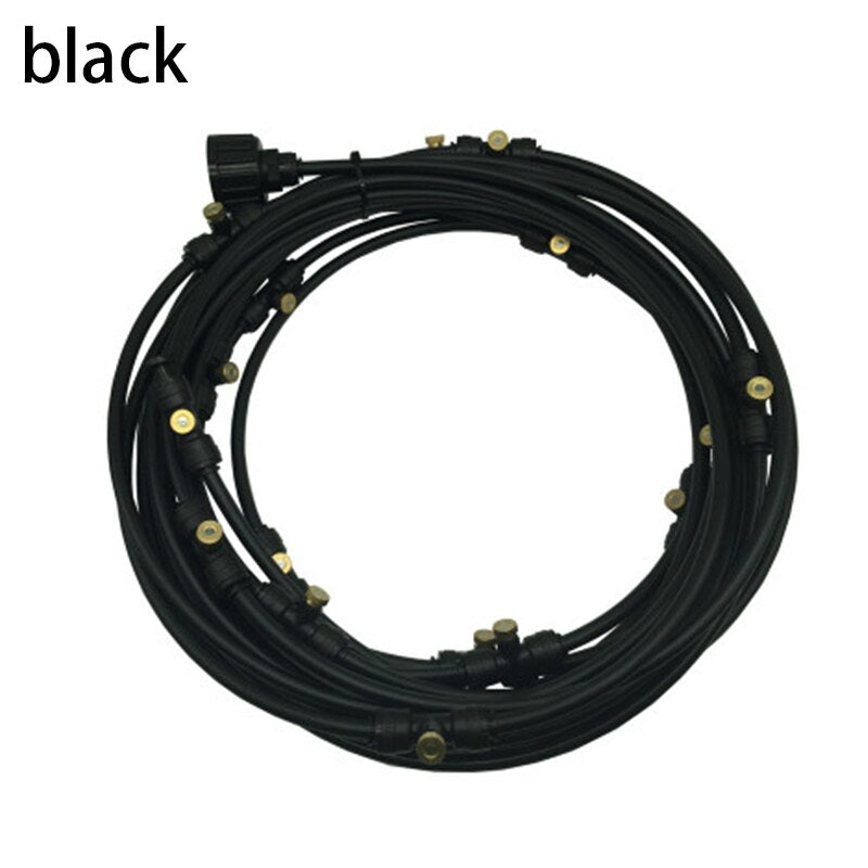 Outdoor Misting Cooling System Kit For Greenhouse Garden Patio Waterring Irrigation Mister Line 6M-18M System Caliber Is 0.4mm