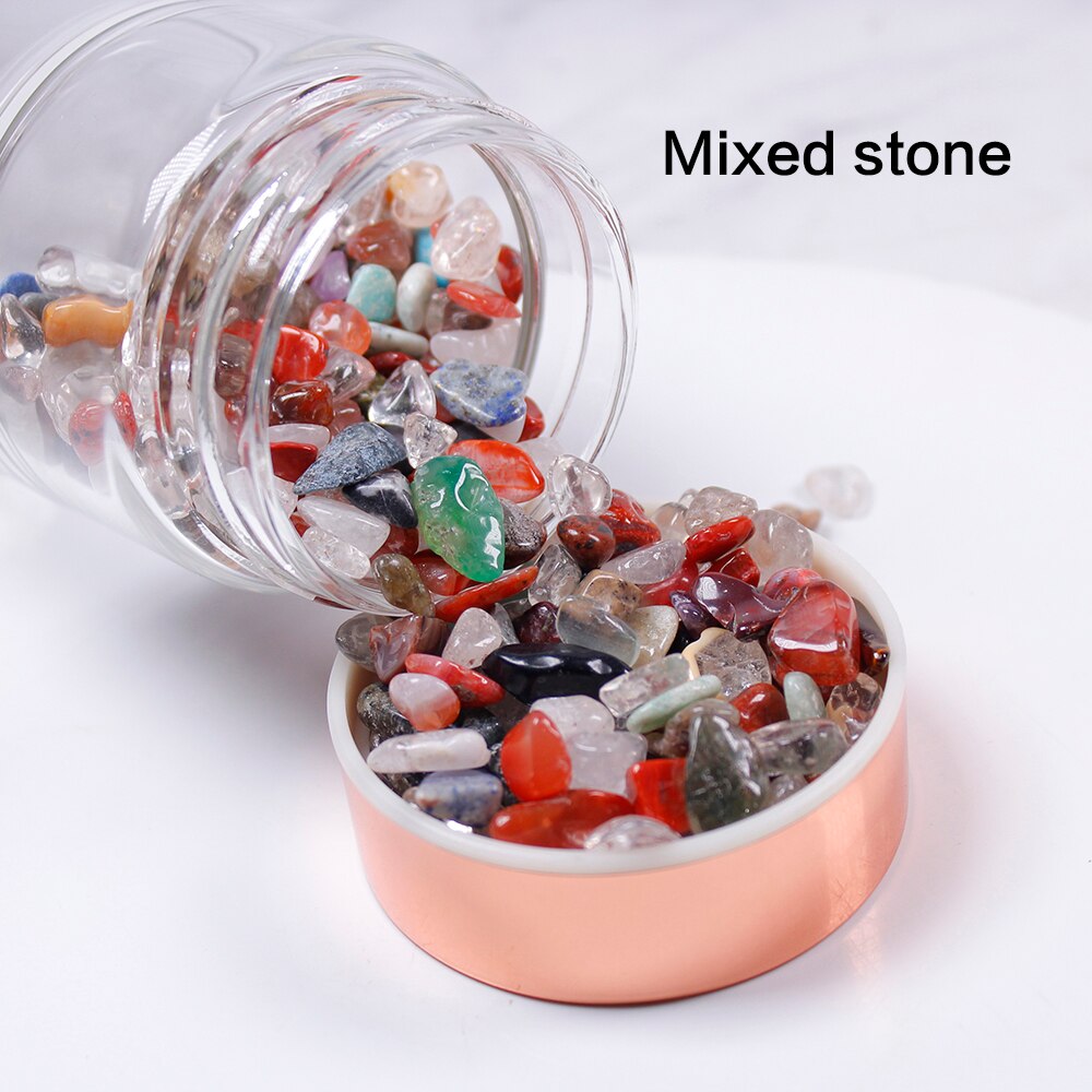 Natural Crystal Elixir Bottles gemstone Glass therapy stone Tea filter filter bottle Healing Crystal Infuser Energy cup