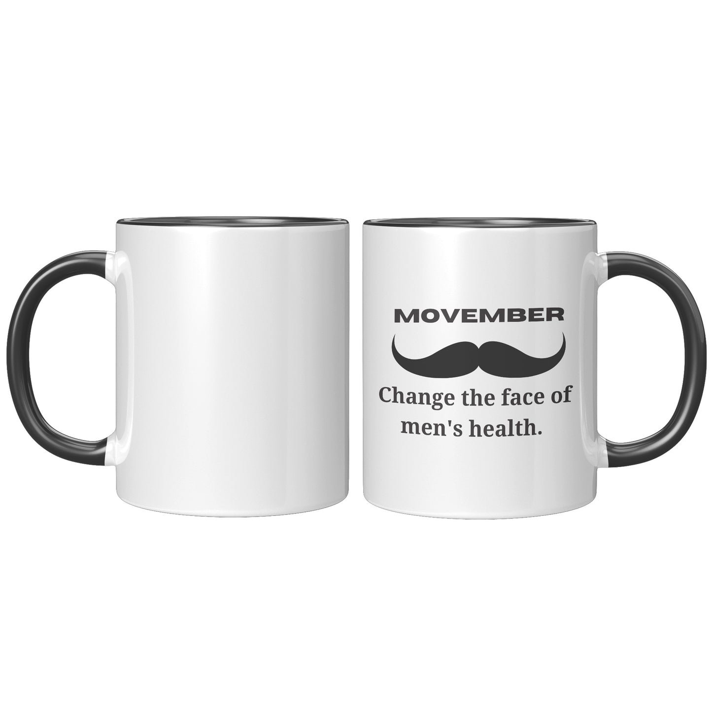 Mug Movember Change The Face Of Men's Health Right-Handed