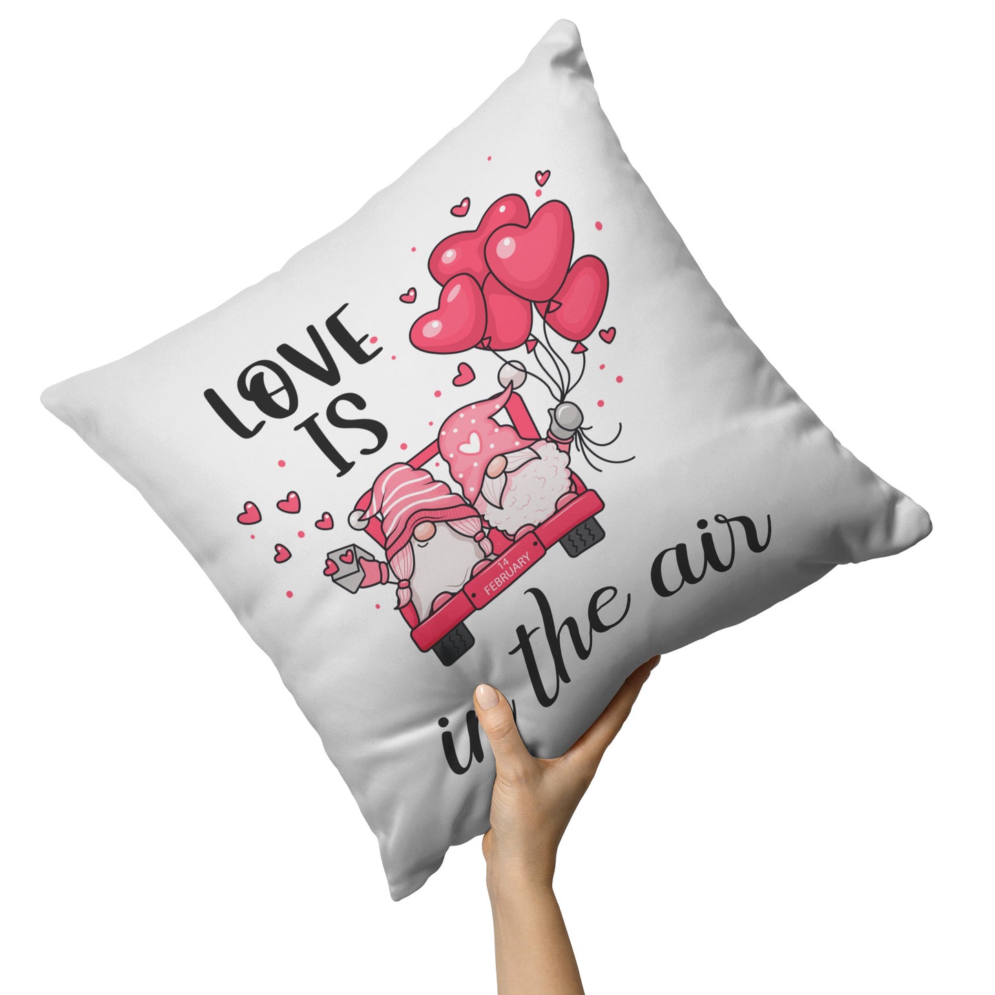 Pillow Love Is In The Air Happy Valentine's Day
