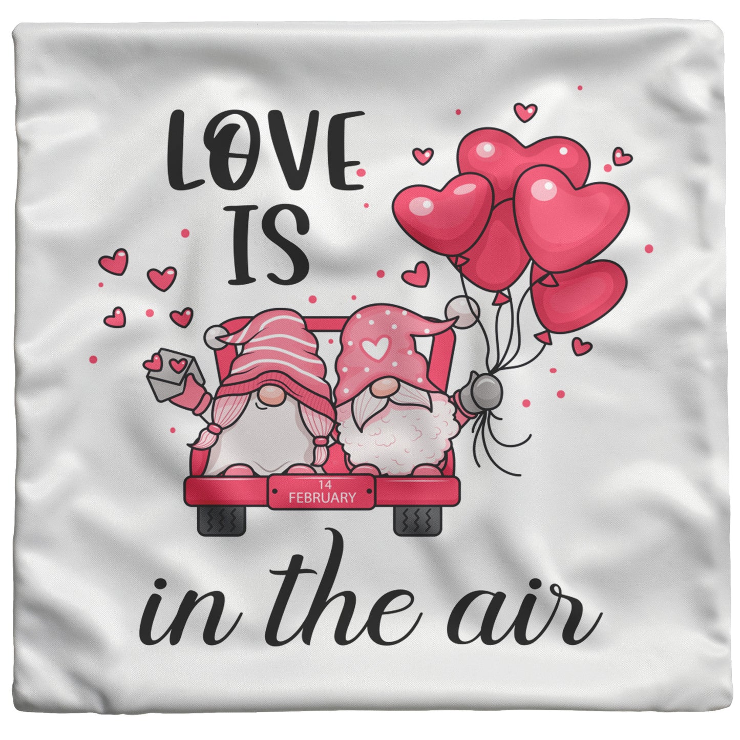 Pillow Love Is In The Air Happy Valentine's Day