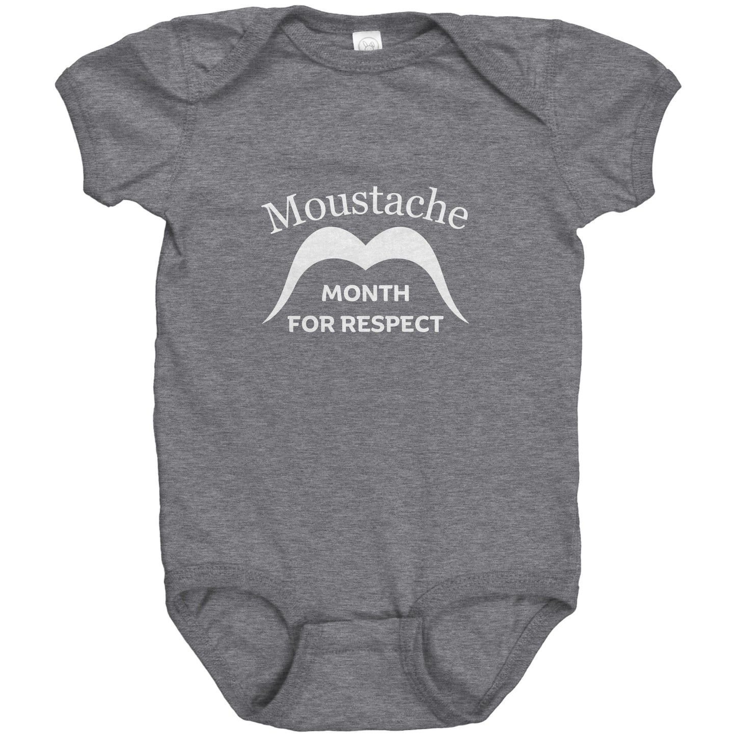 Rabbit Skins Baby Bodysuit Movember Month For Respect