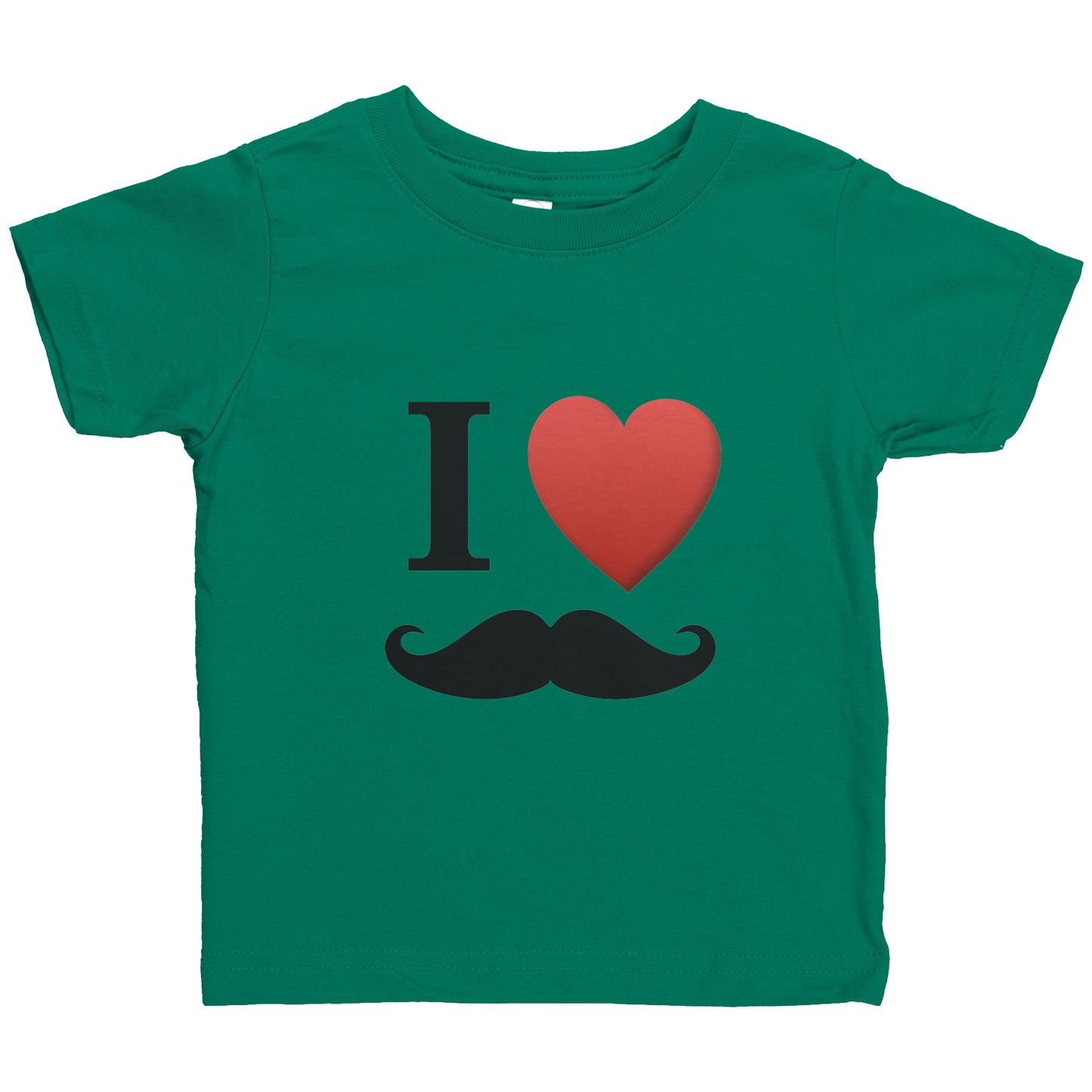 Rabbit Skins Infant Shirt Movember I Love Moustache