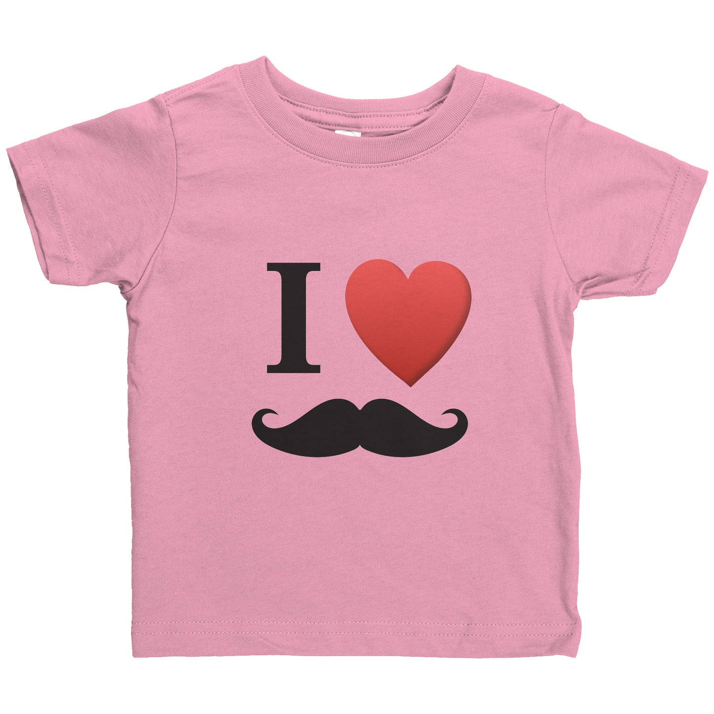 Rabbit Skins Infant Shirt Movember I Love Moustache