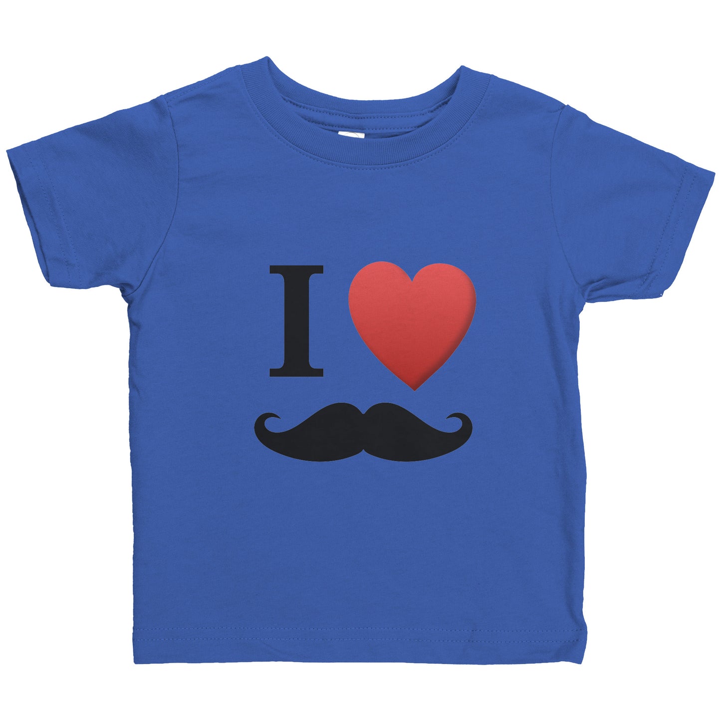 Rabbit Skins Infant Shirt Movember I Love Moustache