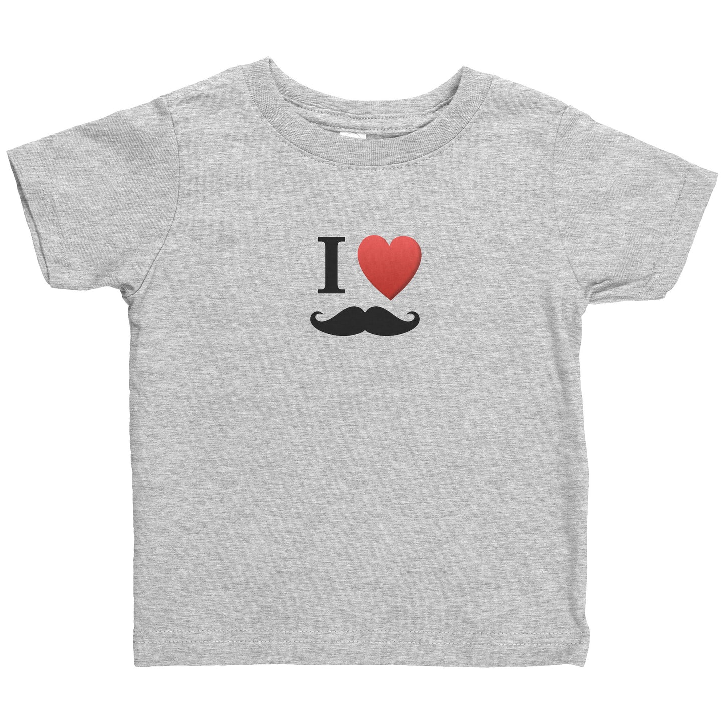Rabbit Skins Infant Shirt Movember Moustache Month For Respect + Back I Love Moustache