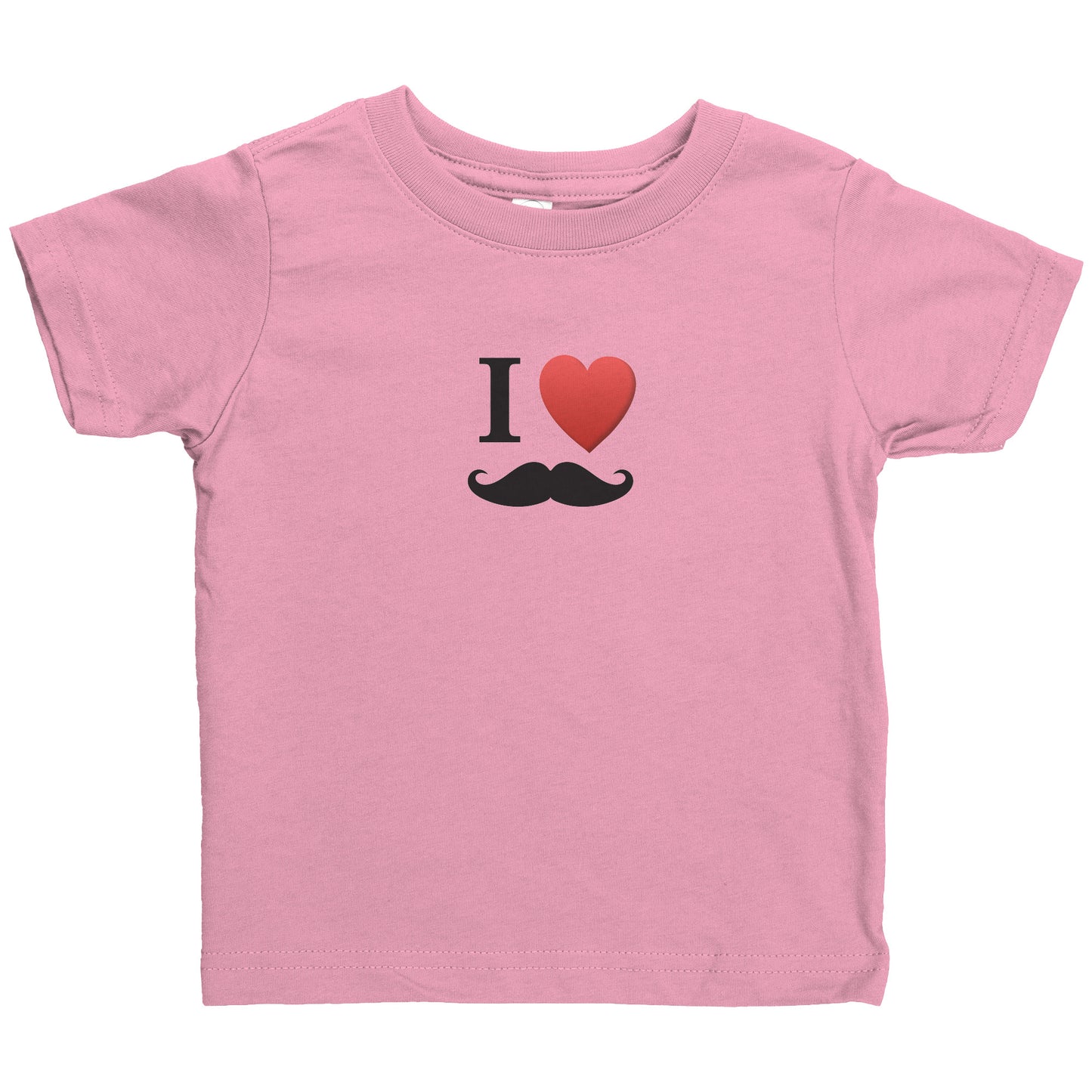 Rabbit Skins Infant Shirt Movember Moustache Month For Respect + Back I Love Moustache